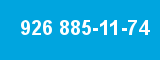 926 885-11-74